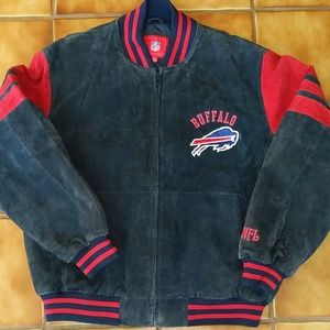 Nfl Buffalo Bills Suede Jacket Large 